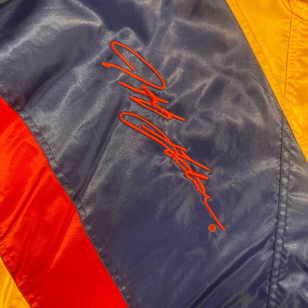 Nascar Blue and Yellow Bomber Jacket - Picture 4 of 8
